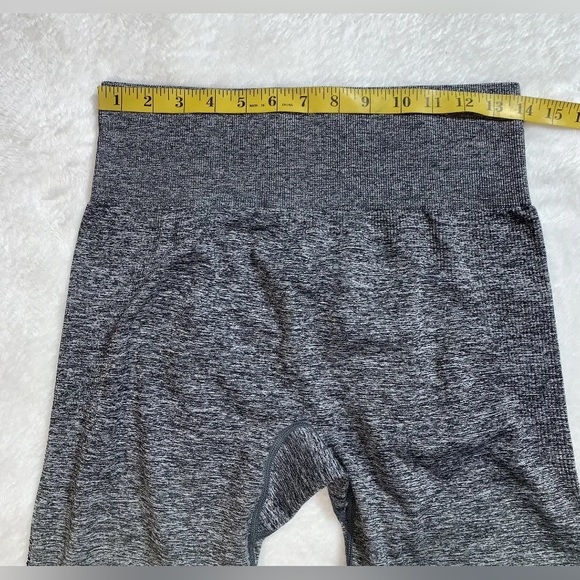 PINK VS VICTORIA’S SECRET Cool and Comfy Grey Dip Dye Ombré Seamless Leggings L - Picture 8 of 11